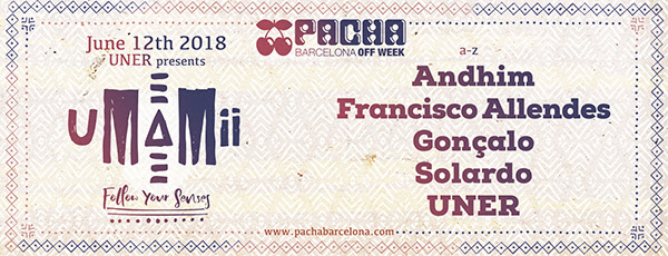 UNER vuelve a Pachá Barcelona con Umamii para Off Week