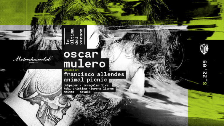 Oscar Mulero –extended set– encabeza la próxima de Metro Dance Club