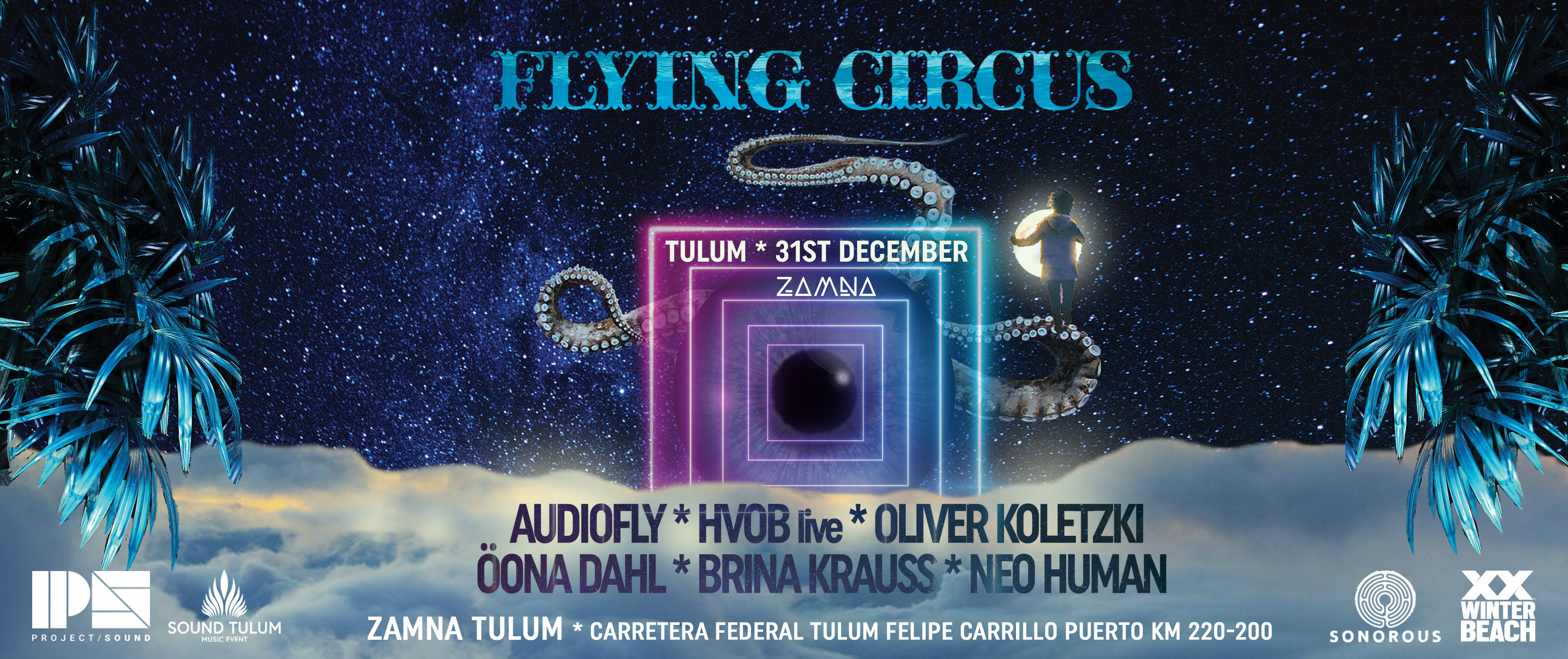 flying circus tulum portada