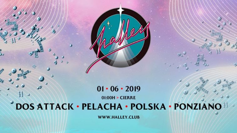 Halley recibe en junio a Dos Attack, Pelacha y Polska