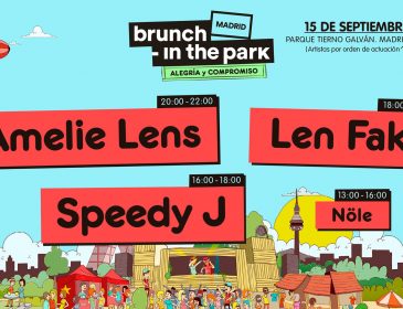 SEP 15 Brunch -In the Park #1: Amelie Lens, Len Faki, Speedy J +