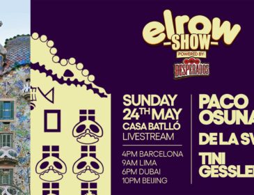 Tres grandes marcas de Barcelona, elrow, Casa Batlló y Paco Osuna se unen para un streaming único.
