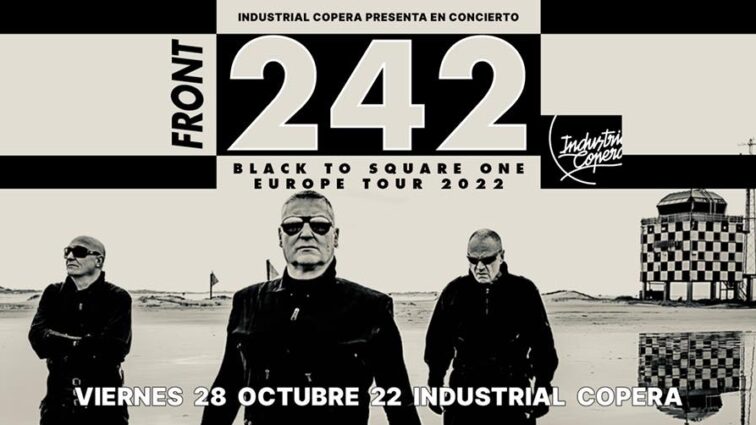 La banda belga FRONT 242 celebra sus 40 años de historia en la fiesta ‘VORTEX XL’ de Industrial Copera.