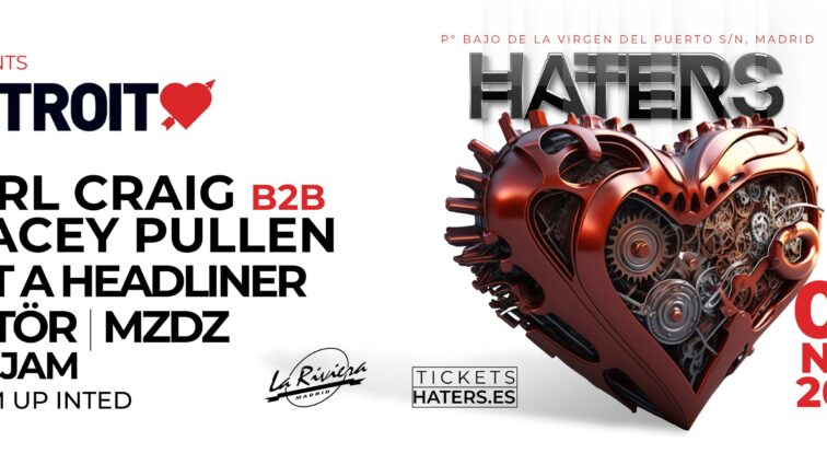 Carl Craig b2b Stacey Pullen por primera vez en Madrid de la mano de Haters