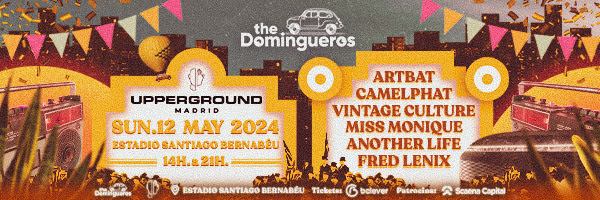 Domingueros presenta UPPERGROUND en el Santiago Bernabéu el 12 de mayo