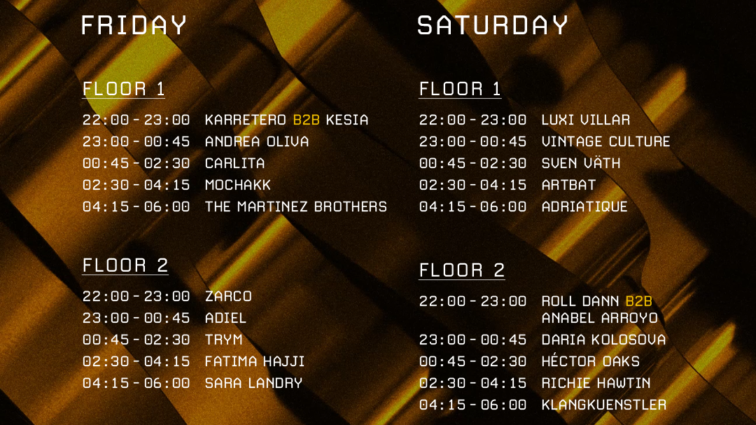 Time Warp Madrid: Horarios oficiales