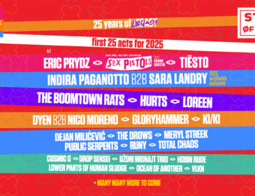 EXIT Festival anuncia a Indira Paganotto b2b Sara Landry, Eric Prydz y a los Sex Pistols con Frank Carter entre los primeros 25 artistas de su 25º aniversario