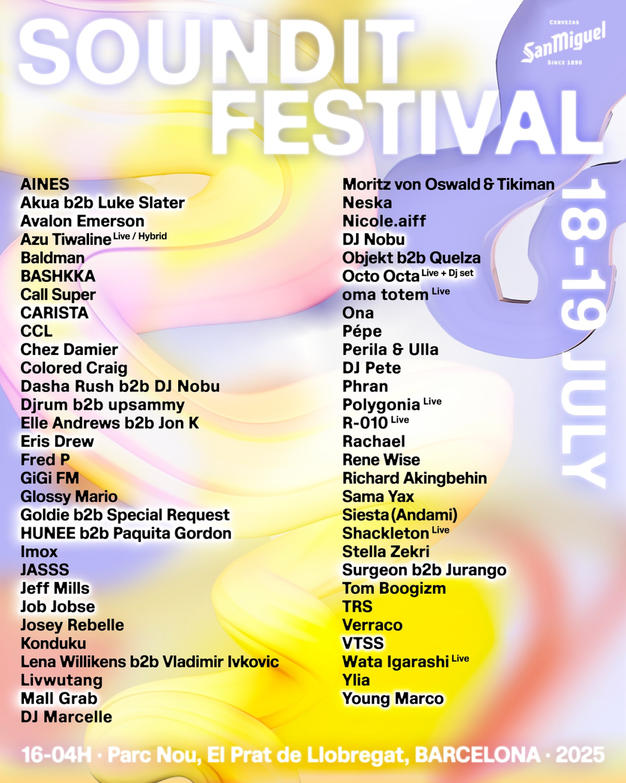 Soundit SOUNDIT Festival 2025: el nuevo festival que aterriza en Barcelona